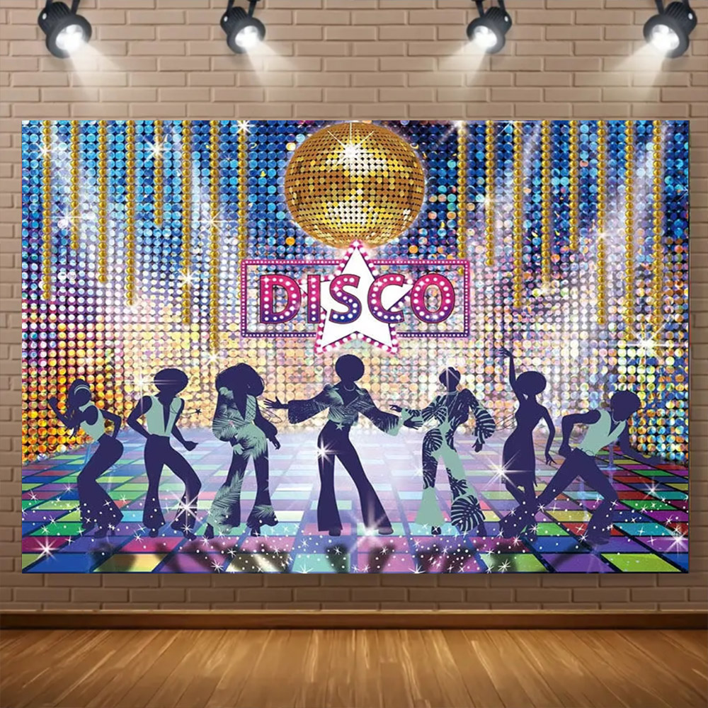 Shiny Gold Disco Panels Theme  - огляд і ціна Photography Club