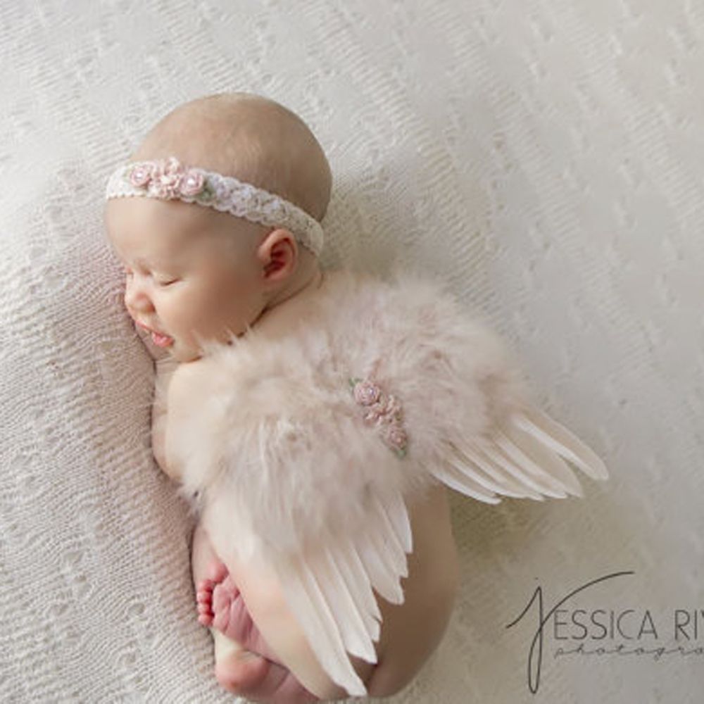 2pcs/set Cute Newborn Angel Fe - огляд і ціна Photography Cheat Sheet