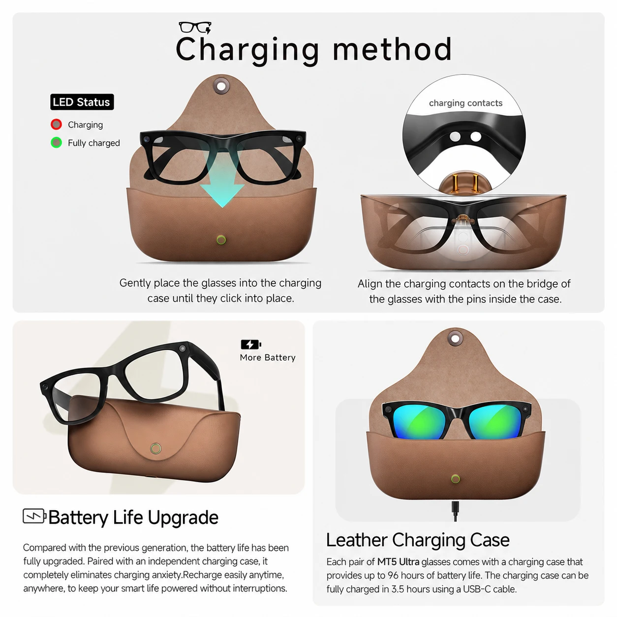 2026 Smart AI Glasses MT5-mini - огляд і ціна Photography Japanese