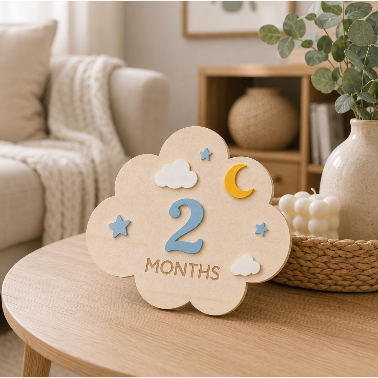 1‑Set Wooden Baby Monthly Mile - огляд і ціна Photography Prompt