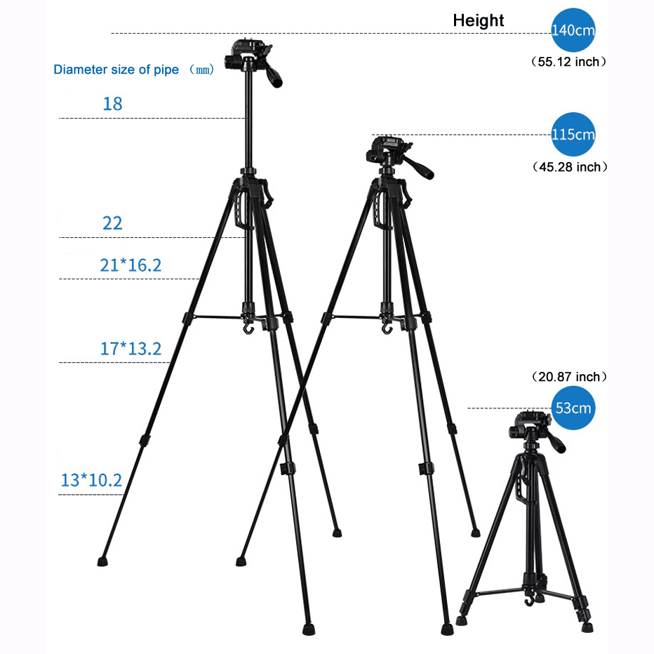 55inch Universal Tripod Stand  - огляд і ціна Photography Basics