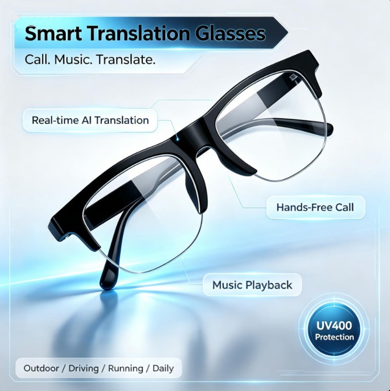 Smart Translation Glasses Real - огляд і ціна Photography Japanese